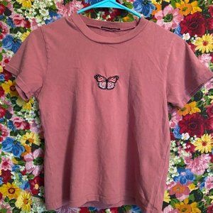 90s BRANDY MELVILLE butterfly top🦋